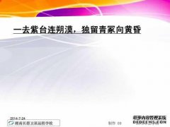 “当我去子台时，我在沙漠中，黄昏时独自一人